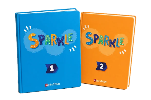 Livros Sparkle 1 e 2, da série infantil