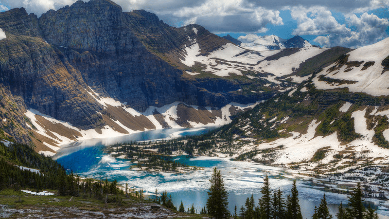 ingles 200h pontosturisticos glacier national park - Curso de Inglês Online